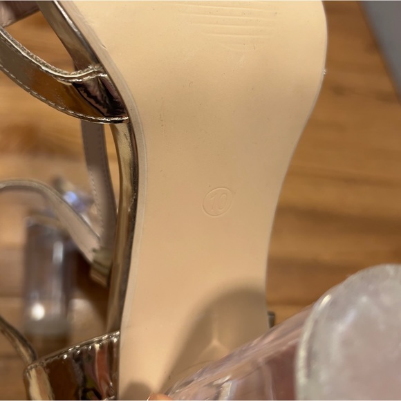 Metallic Rose Gold Heels - Picture 4 of 5